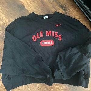 Nike Black and Red Sweatshirt